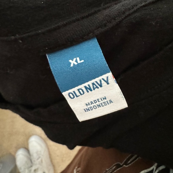 Old Navy Tiered Mini Swing Dress, size XL, black, has pockets! - Picture 3 of 3